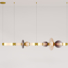 Buy Crystal Pendant Lamp - LED - Singlen 120 CM Multicolour 61256 - in the UK