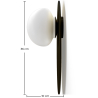 Buy Wall Sconce Lamp - Modern Design - Sferal Black 61262 - prices