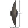 Buy Wall Sconce Lamp - Modern Design - Lengri Black 61264 - in the UK