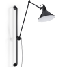 Buy Adjustable Wall-Mounted Flex Lamp - Heirn Black 61265 at Privatefloor