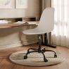 Office Chair with Armrests - Wheeled Desk Chair - Black Denisse Frame image 7