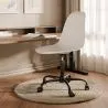 Office Chair with Armrests - Wheeled Desk Chair - Black Denisse Frame image 7