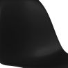 Office Chair with Armrests - Wheeled Desk Chair - Black Denisse Frame image 7