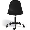 Office Chair with Armrests - Wheeled Desk Chair - Black Denisse Frame image 7