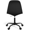 Office Chair with Armrests - Wheeled Desk Chair - Black Denisse Frame image 7