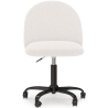 Buy Upholstered Office Chair - Bouclé - Evelyne White 61271 - in the UK