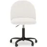 Upholstered Office Chair - Bouclé - Evelyne image 7