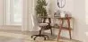 Upholstered Office Chair - Velvet - Evelyne image 7