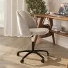 Upholstered Office Chair - Velvet - Evelyne image 7