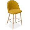 Fabric Upholstered Stool - Scandinavian Design - 66cm - Evelyne image 7
