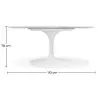 Dining Table Round - 110cm - Marble - Tulip image 7