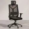 Ergonomic Office Chair with Wheels and Armrests - Pebbles image 7