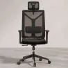 Ergonomic Office Chair with Wheels and Armrests - Pebbles image 7