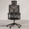 Ergonomic Office Chair with Wheels and Armrests - Pebbles image 7