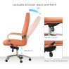 Ergonomic Office Chair with Wheels and Armrests - Manga image 7