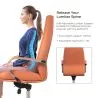 Ergonomic Office Chair with Wheels and Armrests - Manga image 7