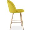 Velvet Upholstered Stool - Scandinavian Design - 66cm - Evelyne image 7
