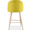 Buy Velvet Upholstered Stool - Scandinavian Design - 63cm - Evelyne Yellow 61288 in the United Kingdom