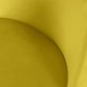 Buy Velvet Upholstered Stool - Scandinavian Design - 63cm - Evelyne Yellow 61288 home delivery