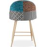 Patchwork Upholstered Stool - Scandinavian Style - 66cm -  Evelyne  image 7
