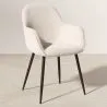 Upholstered Dining Chair in Velvet - Avrea image 7