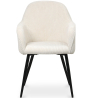 Buy Upholstered Dining Chair in Velvet - Avrea Beige 61297 - prices
