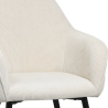 Buy Upholstered Dining Chair in Velvet - Avrea Beige 61297 with a guarantee