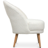 Buy Upholstered Dining Chair in Bouclé - Devy White 61298 in the United Kingdom