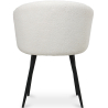 Buy Upholstered Dining Chair in Bouclé - Detra White 61300 home delivery
