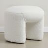 Ottoman Upholstered in Bouclé Fabric - Vieire image 7