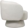 Armchair Upholstered in Bouclé Fabric - Curved Design - Dresa image 7