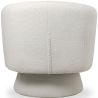 Armchair Upholstered in Bouclé Fabric - Curved Design - Dresa image 7
