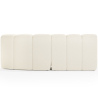 Buy Modular Sofa - Upholstered in Bouclé - 2 Modules - Herridon White 61308 with a guarantee