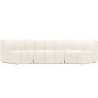 Buy Modular Sofa - Upholstered in Bouclé - 3 Modules - Herridon White 61309 - in the UK