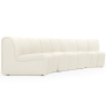 Buy Modular Sofa - Upholstered in Bouclé - 3 Modules - Herridon White 61309 at Privatefloor