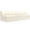 Buy Modular Sofa - Upholstered in Bouclé - 3 Modules - Herridon II White 61310 at Privatefloor