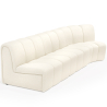 Buy Modular Sofa - Upholstered in Bouclé - 3 Modules - Herridon II White 61310 in the United Kingdom