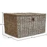 Natural Fiber Basket with Lid - 40x30CM - Baulera image 7