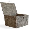 Natural Fiber Basket with Lid - 40x30CM - Baulera image 7