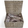 Natural Fiber Basket with Lid - 40x30CM - Baulera image 7