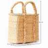 Buy Natural Fiber Basket with Handles - 25x12CM - Haret Natural 61316 with a guarantee