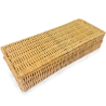 Buy Rattan Basket with Lid - 26x10CM - Lung Natural 61317 - in the UK