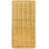 Buy Rattan Basket with Lid - 26x10CM - Lung Natural 61317 in the United Kingdom