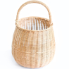 Buy Rattan Basket with Handle - 22x18CM - Vernu Natural 61320 at Privatefloor