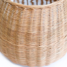 Buy Rattan Basket with Handle - 22x18CM - Vernu Natural 61320 in the United Kingdom