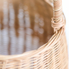 Buy Rattan Basket with Handle - 22x18CM - Vernu Natural 61320 home delivery