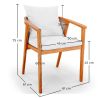 Outdoor Teak Wood Chair with Cushions - Bamas image 7