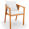 Outdoor Teak Wood Chair with Cushions - Bamas image 7