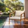 Outdoor Teak Wood Armchair - Bamas image 7
