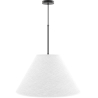 Hanging Ceiling Lamp with Beige Fabric Shade - Fula image 7